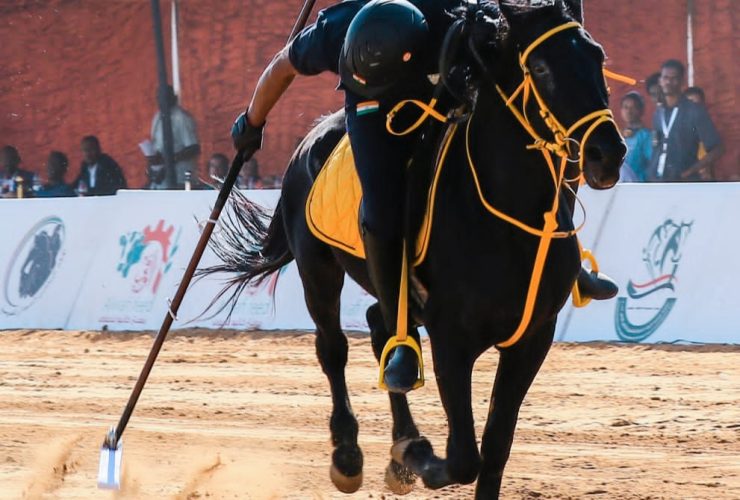 حقق الفارس محمد علي شبيلي المركز الأول في منافسات الفردي بعد أن جمع 98 نقطة