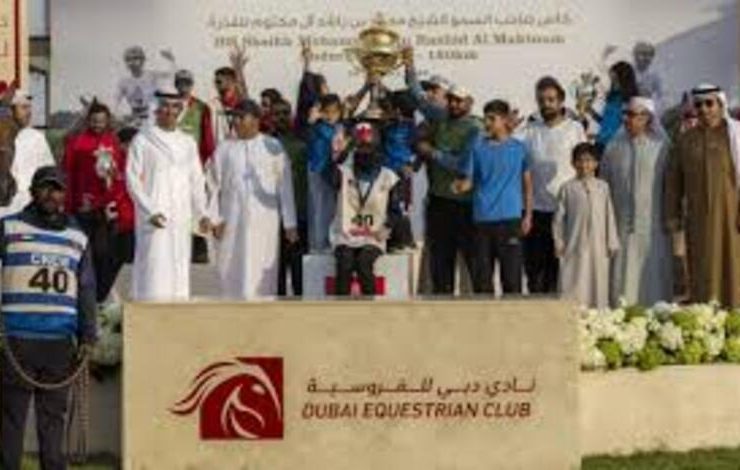 حمدة جاسم أحمد تتوّج بلقب كأس صاحب السمو الشيخ محمد بن راشد للقدرة