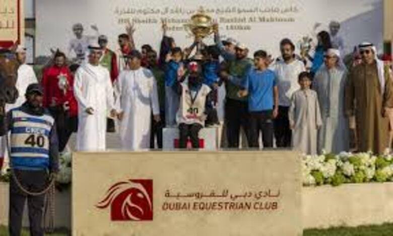 حمدة جاسم أحمد تتوّج بلقب كأس صاحب السمو الشيخ محمد بن راشد للقدرة