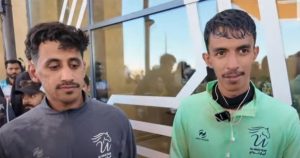 البطل السعودي مهند السالمي الفائز ببطولة العلا