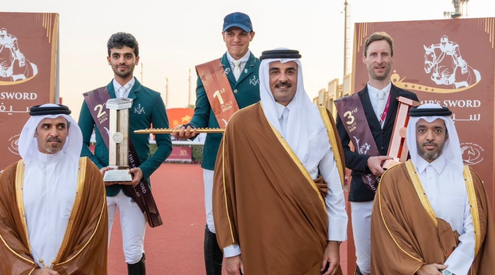 تتويج الفرسان الفائزون بينهم عبدالله الشربتلي وخالد المبطي الفائزان بالمركز الأول والثاني