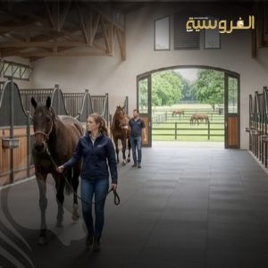 يمثل العلف البند الأكبر في مصاريف تربية الخيل
