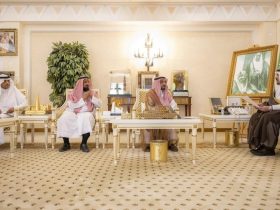 أمير القصيم يتابع تقدم مشروع ميدان «ريمات» للهجن