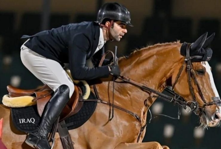 العراق يحصد أربع ميداليات في تصفيات كأس العالم للفروسية بموسكو