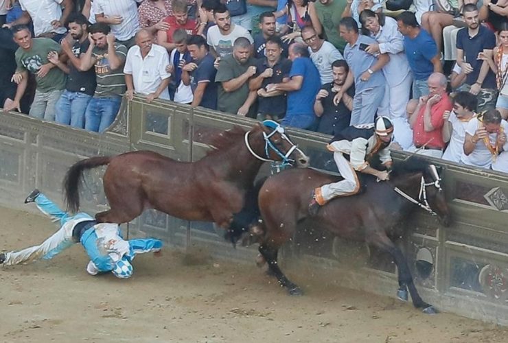 حادث خطير في باليو سيينا