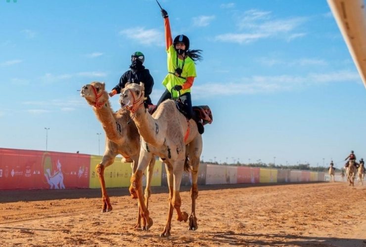من ميدان السباق إلى الجمهور.. الهجانة تحضر في احتفالات اليوم الوطني بالجنادرية