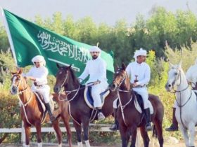 الخيل العربية تحضر في احتفالات اليوم الوطني بمحافظة العقيق