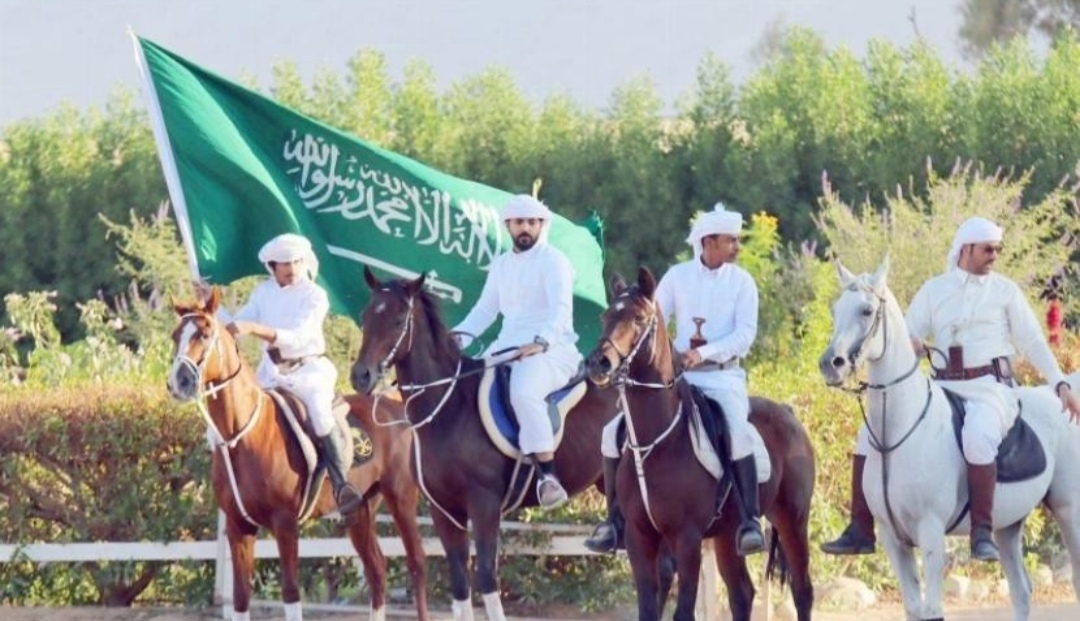 الخيل العربية تحضر في احتفالات اليوم الوطني بمحافظة العقيق
