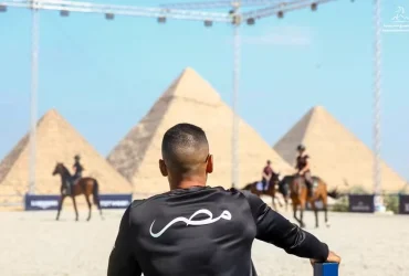 أهرامات الجيزة تستعد لاستقبال جولة لونجين العالمية للأبطال لقفز الحواجز
